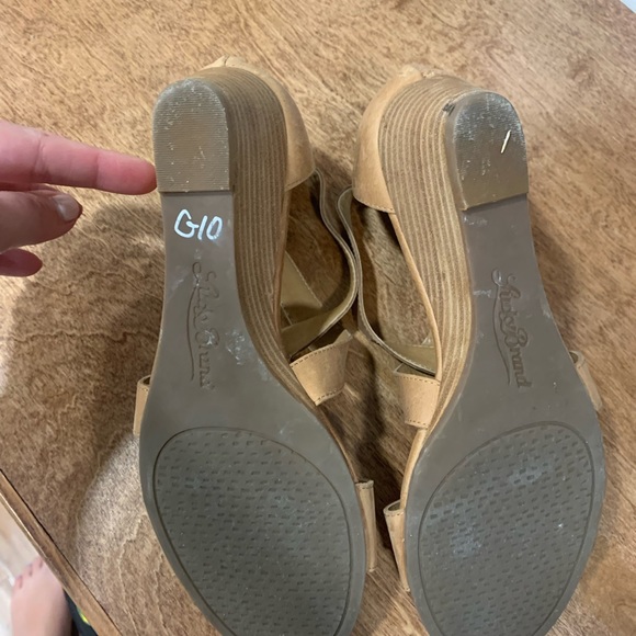 Lucky Brand Leather Sandels - Picture 8 of 9